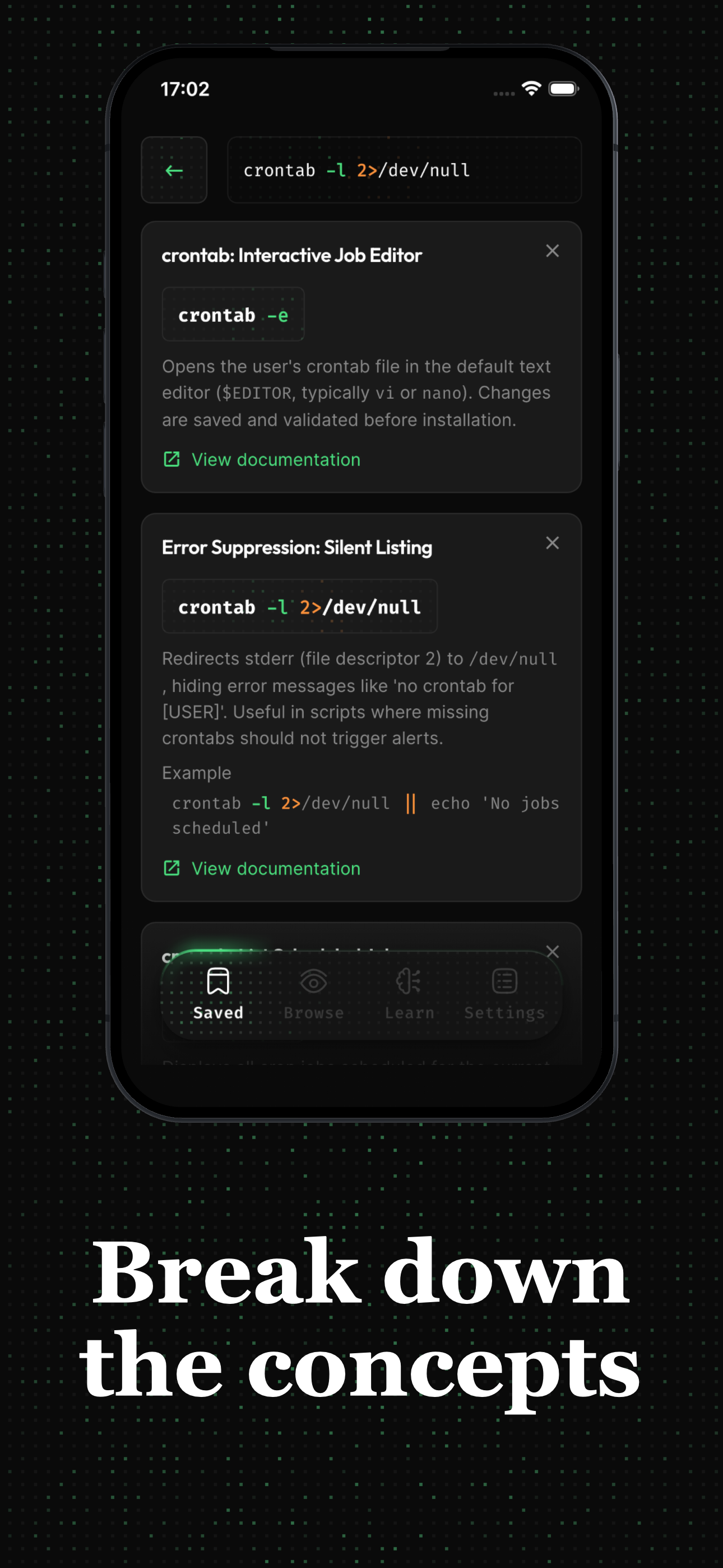 Terminaster: AI breaks down flags and pipelines into clear cards