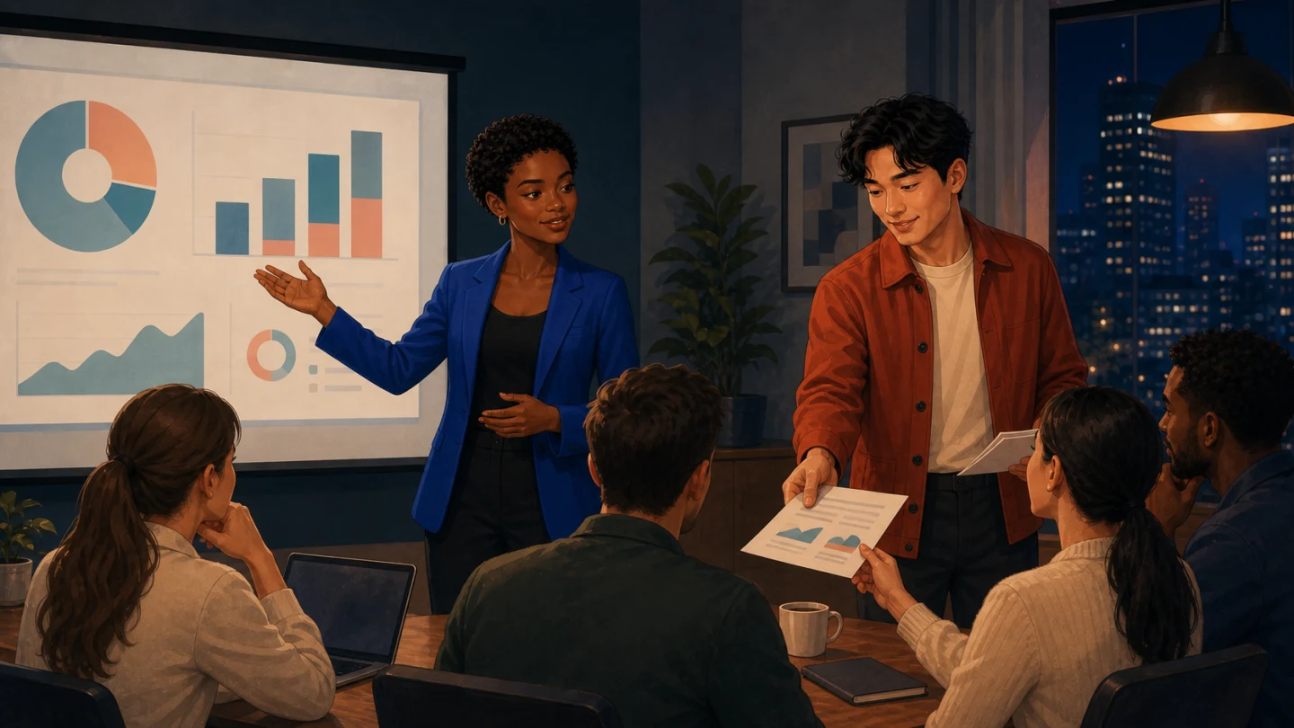 The presentation lesson illustration