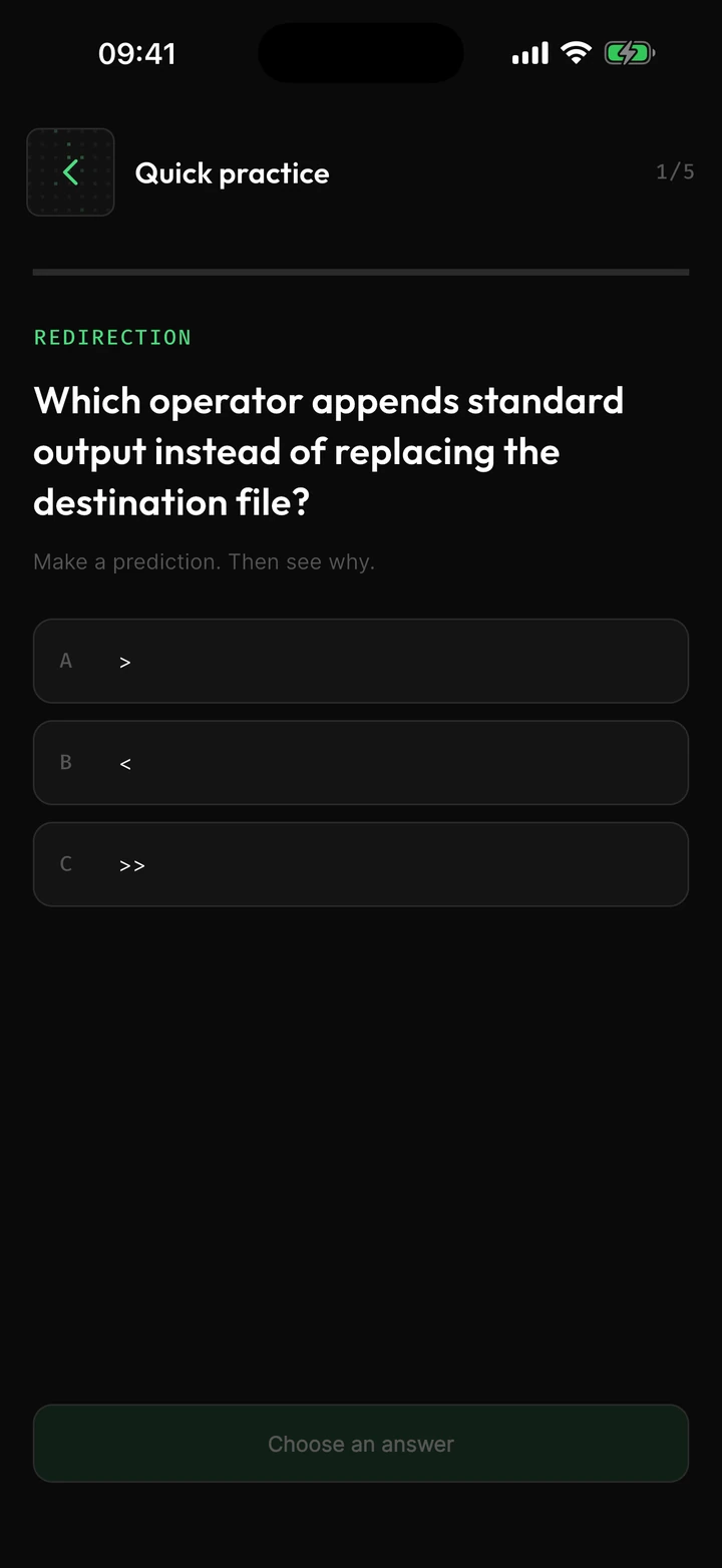 A quick practice question about the >> operator